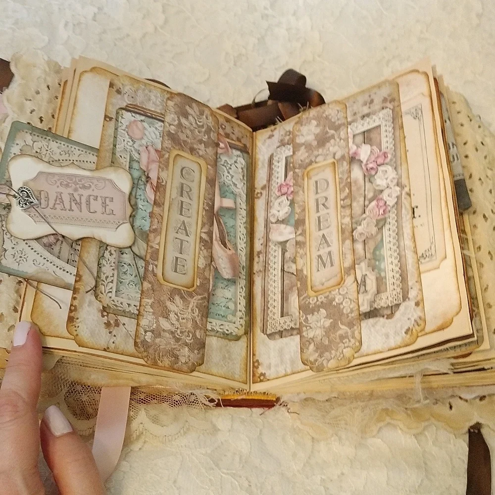 ⚜️ Suite Symphony Vintage Altered Book Junk Journal